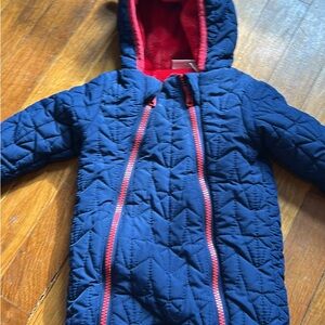 Koala Kids Blue and Red Quilted Bunting